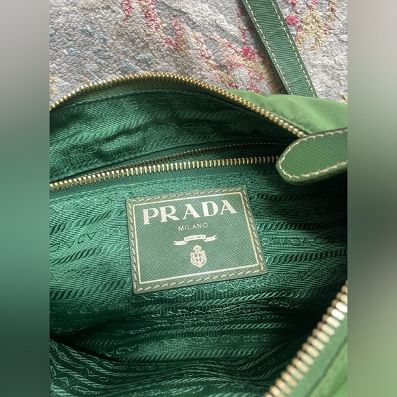 SOLD Prada re edition nylon hobo bag Green - Picture 10 of 11